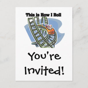 Convite Como eu rolo (Porta copos do cilindro)