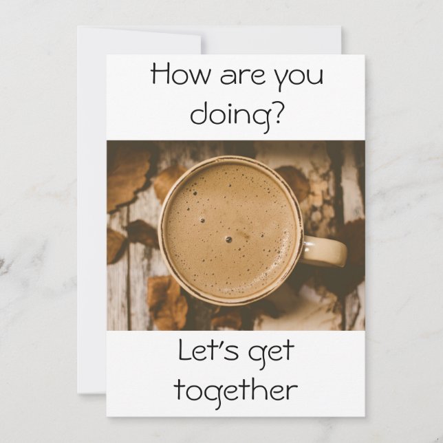 Convite Como vai? (Frente)