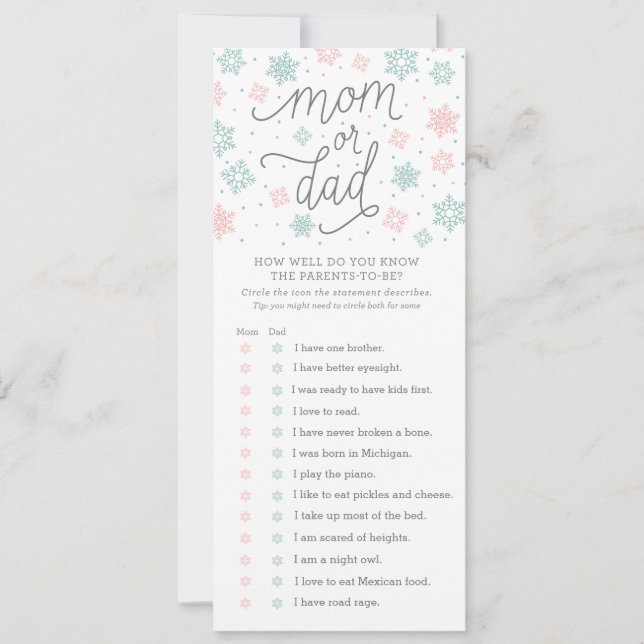 Convite Como Você Conhece O Jogo De Chá de fraldas Do Floc (Frente)