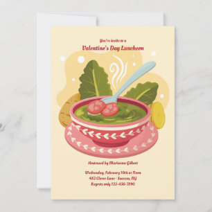 Convite Compartilhe o Luncheon do Amor