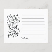 Compartilhe uma memória ou uma palavra para o cart