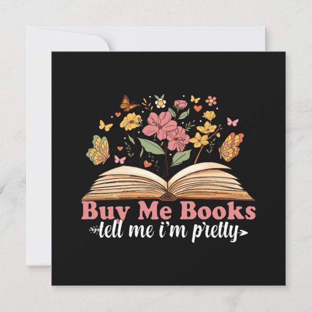 Convite Compre-me Livros E Me Diga Para Calarattdlag  (Frente)