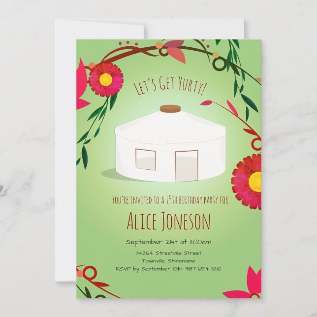 Convite Compre seu aniversário (Frente)