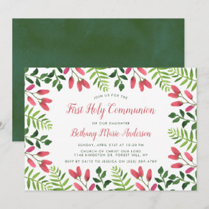 Convite Comunidade Sagrada Ou Confirmação De Primavera