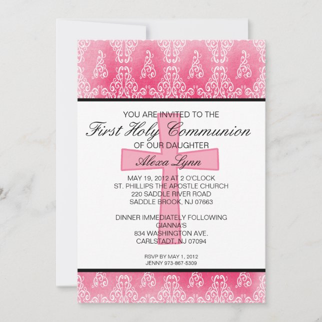 Convite Comunitário para Meninas, Meninas, Cruz Ro (Frente)