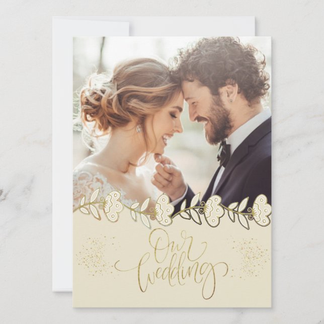 Convite  con foto personalizada (Frente)