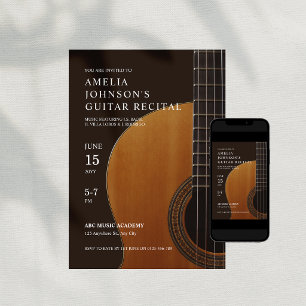 Convite Concerto de Música Clássica de Guitarra