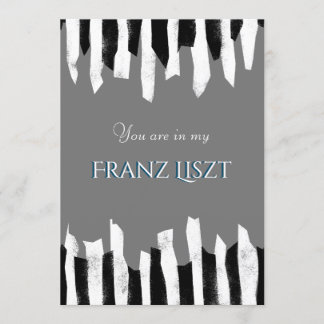 Convite Concerto de música Festa em casa Piano abstrato