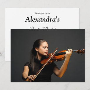 Convite Concerto de Recital de Violino Música Clássica