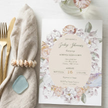 Conchas de Aquarela Costeira e Chás de Bebê Florai