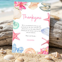 Conchas Marinhas Praia Vejo você em breve Chá de B