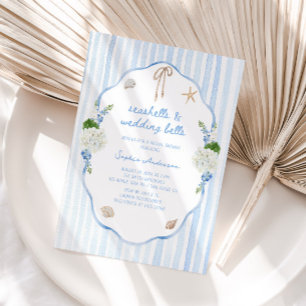 Convite Conchas & Sininhos de casamento Chuveiro de noiva