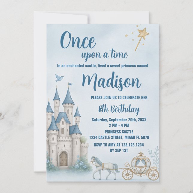 Convite Concurso de Aniversário da Princesa Coroa (Frente)
