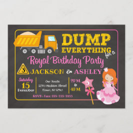 Convite Concurso de Aniversário para a Construção e Prince