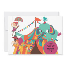 Concurso de Aniversário para Crianças Retro Circus