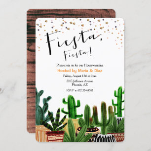 Convite Concurso de Aquecimento Doméstico Fiesta Cactus