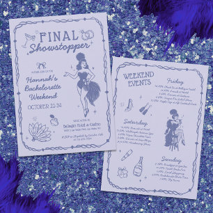 Convite Concurso de Bachelorette Final da Showstopper