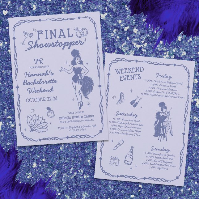 Convite Concurso de Bachelorette Final da Showstopper (Criador carregado)