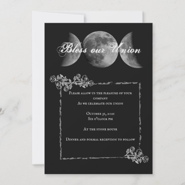 Convite Concurso de casamento da Triple Moon (Frente)