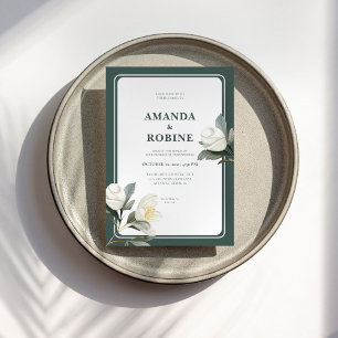 Convite Concurso de Casamento Floral da Camellia Branca El