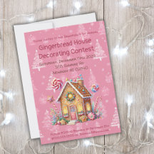 Concurso de Decoração de Casa de Pão de Gengibre