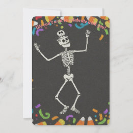 Convite Concurso de festas de Rico-vestido de Halloween