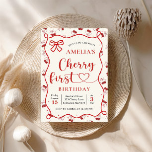 Convite Concurso de Primeiro Aniversário do Coquette Red C