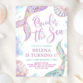 Convite Concurso Para Garota Do primeiro aniversario Do Ma