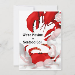 Convite Concurso para Janto de Caranguejo de Lagosta Marin