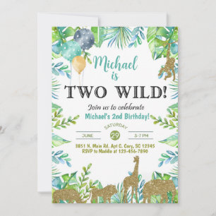 Convite Concurso para segundo aniversário de Safari Dois S