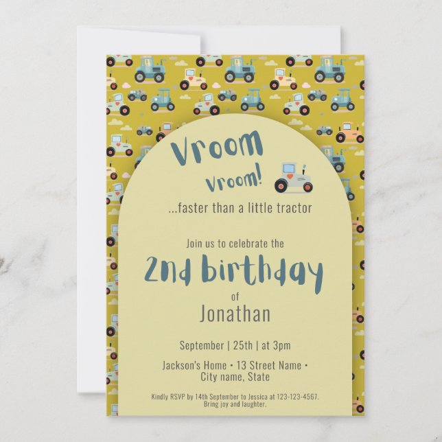 Convite Concurso para segundos aniversários dos criadores  (Frente)