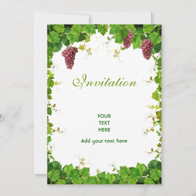 Convite Concurso para uvas e vinha (Frente)