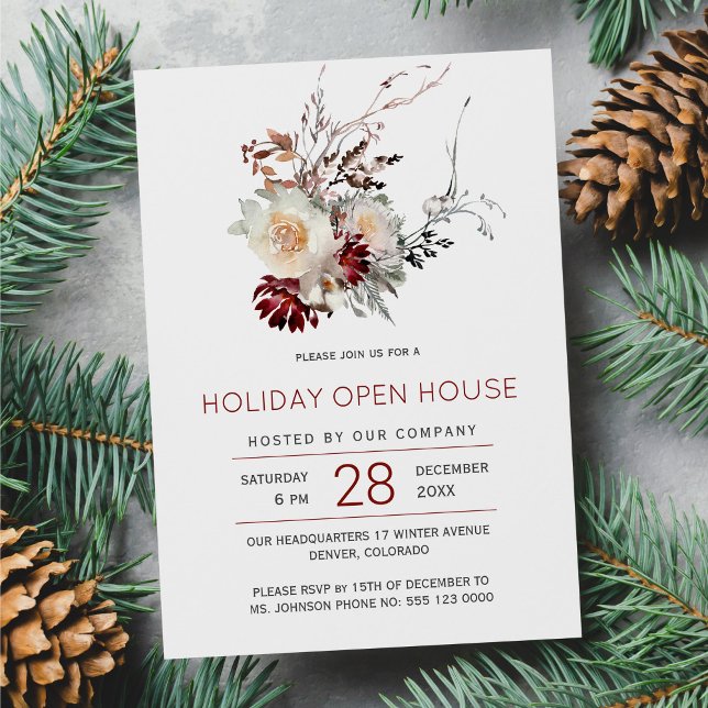 Convite Concurso público de férias de inverno elegante (Criador carregado)