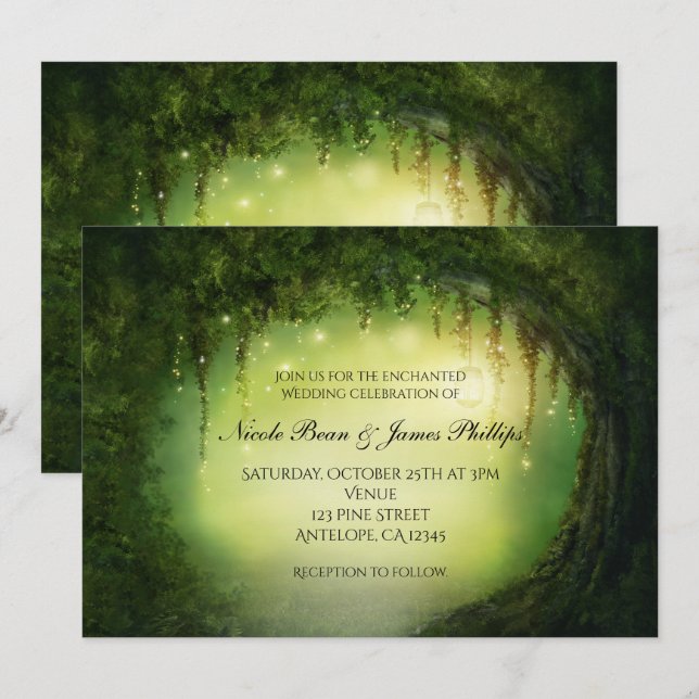 Convite Concursos para Árvores Florestais Encantadas pela  (Frente/Verso)