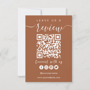 Convite Conectar-se com o código QR dos EUA Deixe-Nos Um