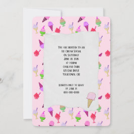 Convite Cones do Partido Social sorvete