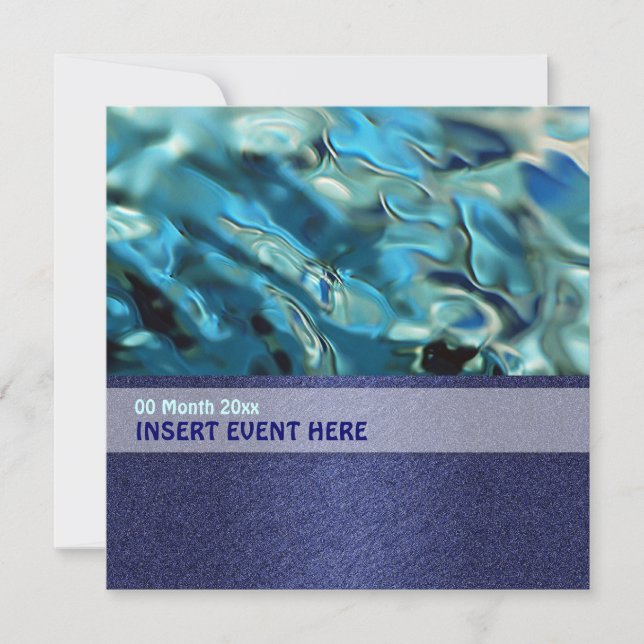 Convite Conferência Elegante sobre Ambiente da Água (Frente)