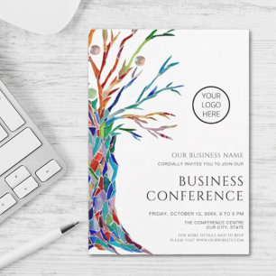 Convite Conferência Empresarial Personalizada