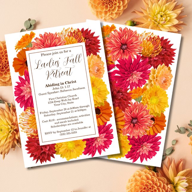 Convite Conferência ou Evento de Retretação de Mulheres da (Criador carregado)