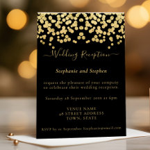 Confete Dourado Brilhante Recepção de Casamento Pr