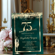 Confete Dourado de Taça de Champanhe Verde Anivers