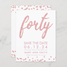 Confetti de Data de Salvamento do aniversário de 4