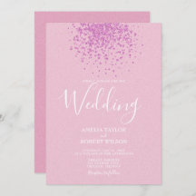 Confetti Glitter Rosa Moderno