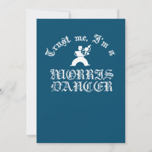 Convite Confie em Mim, Eu Sou um Dançarino Morris Design B