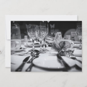 Convite Configuração da Mesa de Casamento
