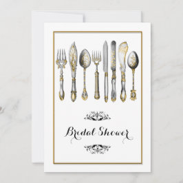 Convite Configuração de local de chá alto