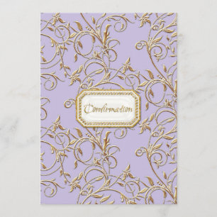 Convite Confirmação da Cruz da Velhinha de Hollywood