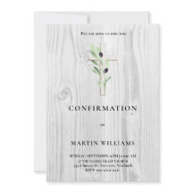 Confirmação da cruz de madeira do ramo oleícola