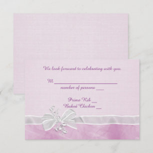 Convite Confirmação de Casamento com Laço Branco