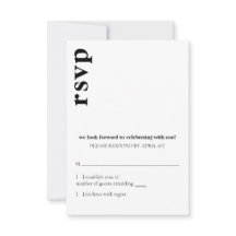 Confirmação de casamento moderno de Carson